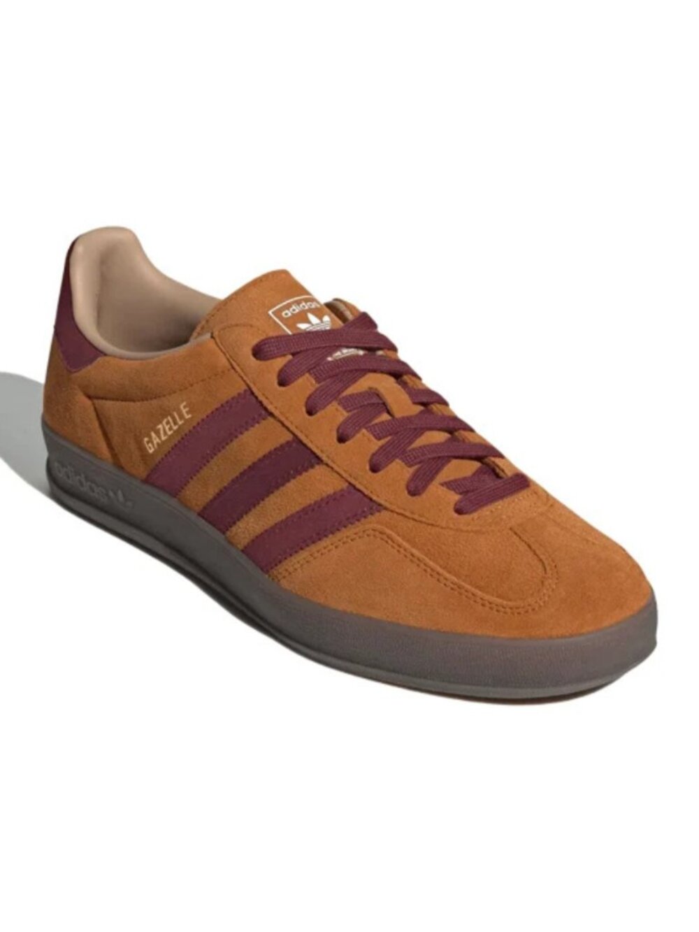 NEW Adidas Gazelle Indoor Craft Ochre Shadow Red Suede Men's 8